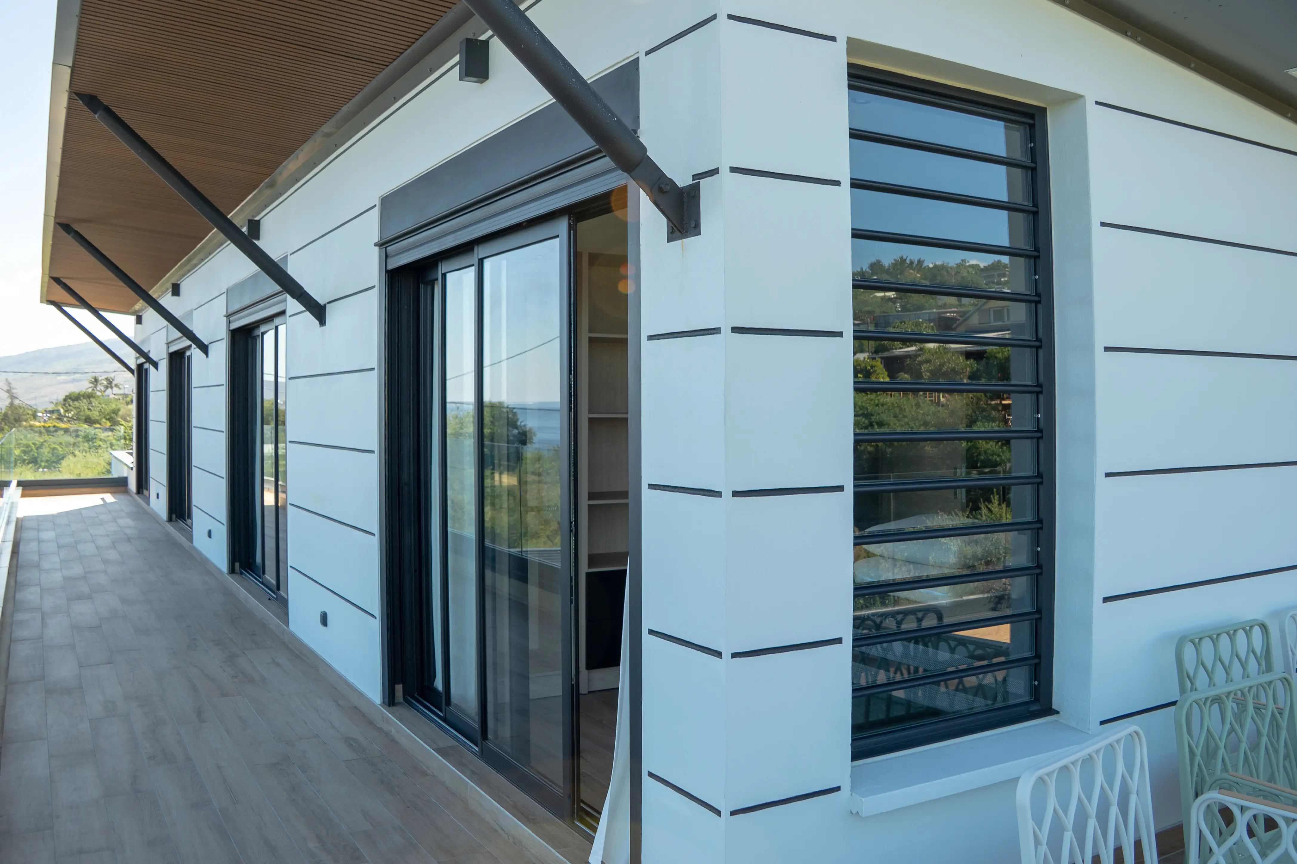 Baie vitrée coulissante